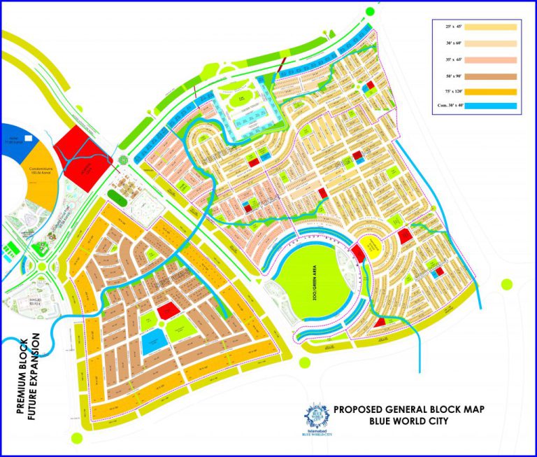 Blue World City First Ballot Map