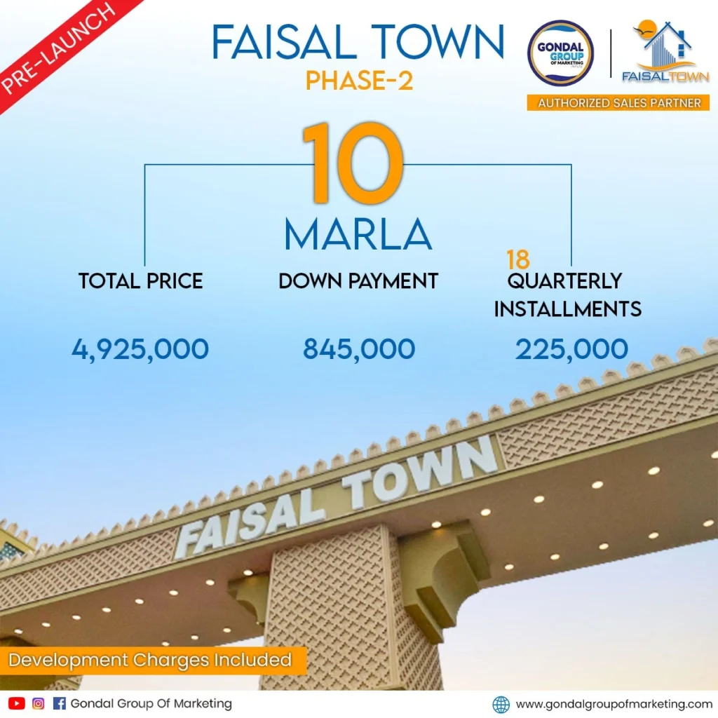Faisal Town Phase 2 Marla 10