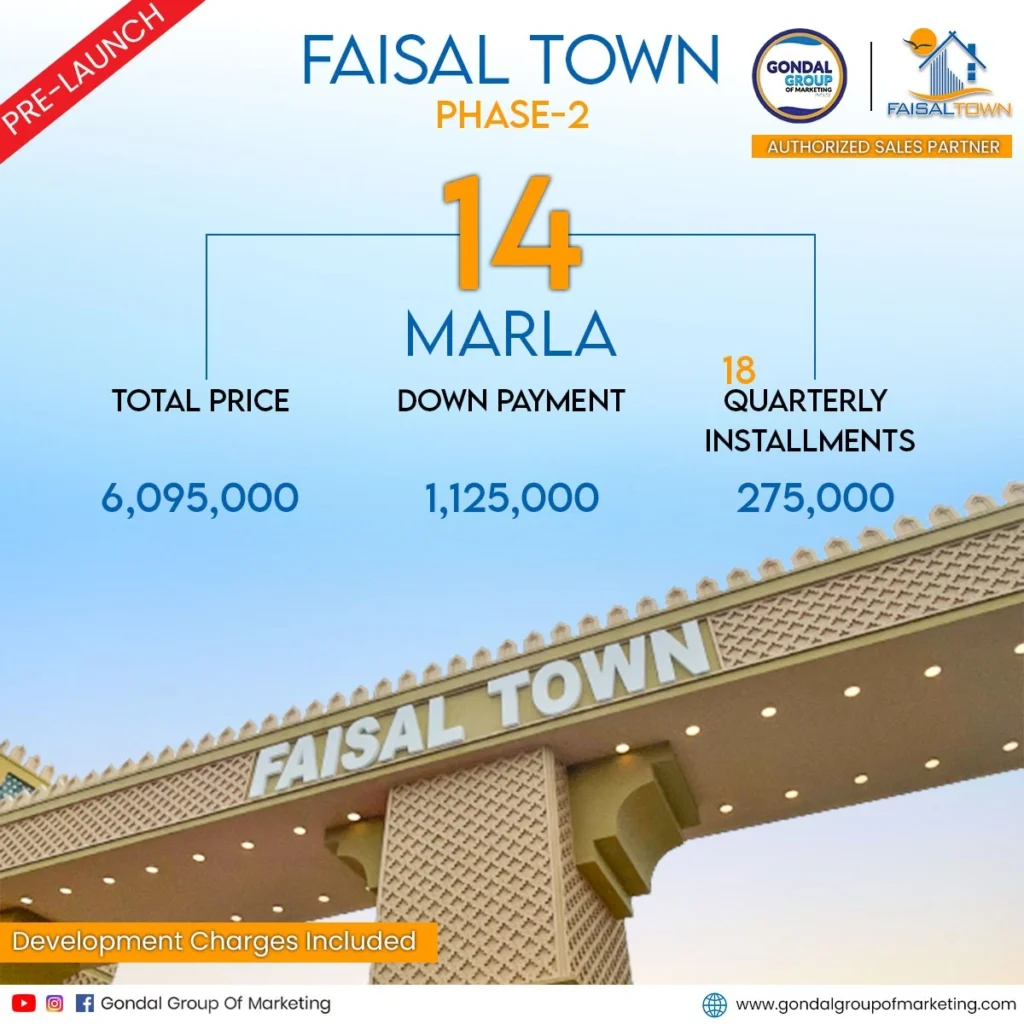 Faisal Town Phase 2 Marla 14