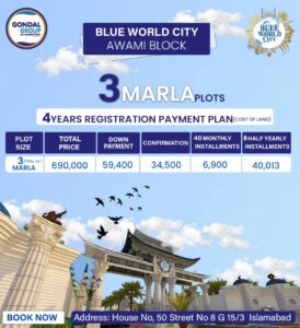 Blue world city Awami block