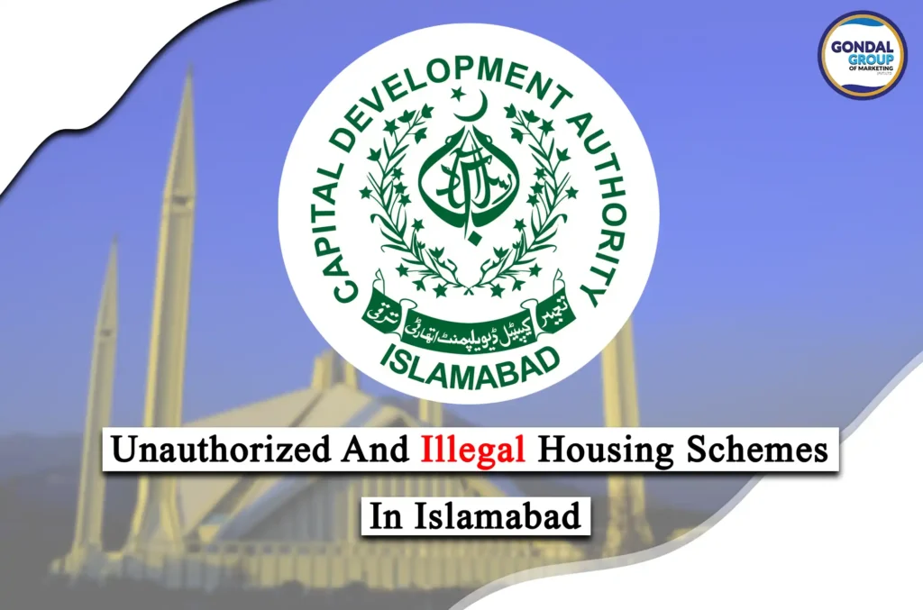 Unauthorized illegal housing schemes in Islamabad