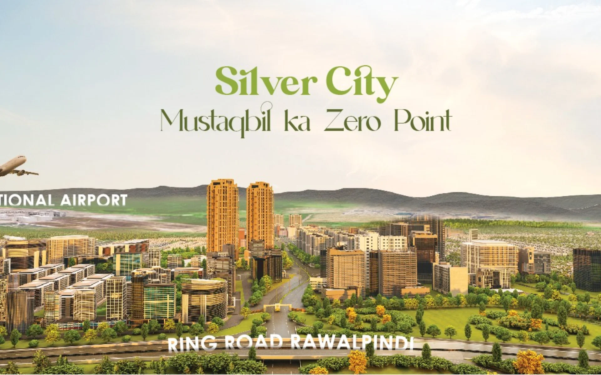Silver City Rawalpindi master plan showing complete layout
