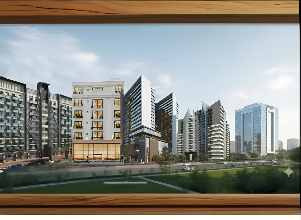 Top apartment projects near Islamabad Airport including The Sultan, Oslo Heights, Milano Apartments, KMK Tower, and Radisson Hotel