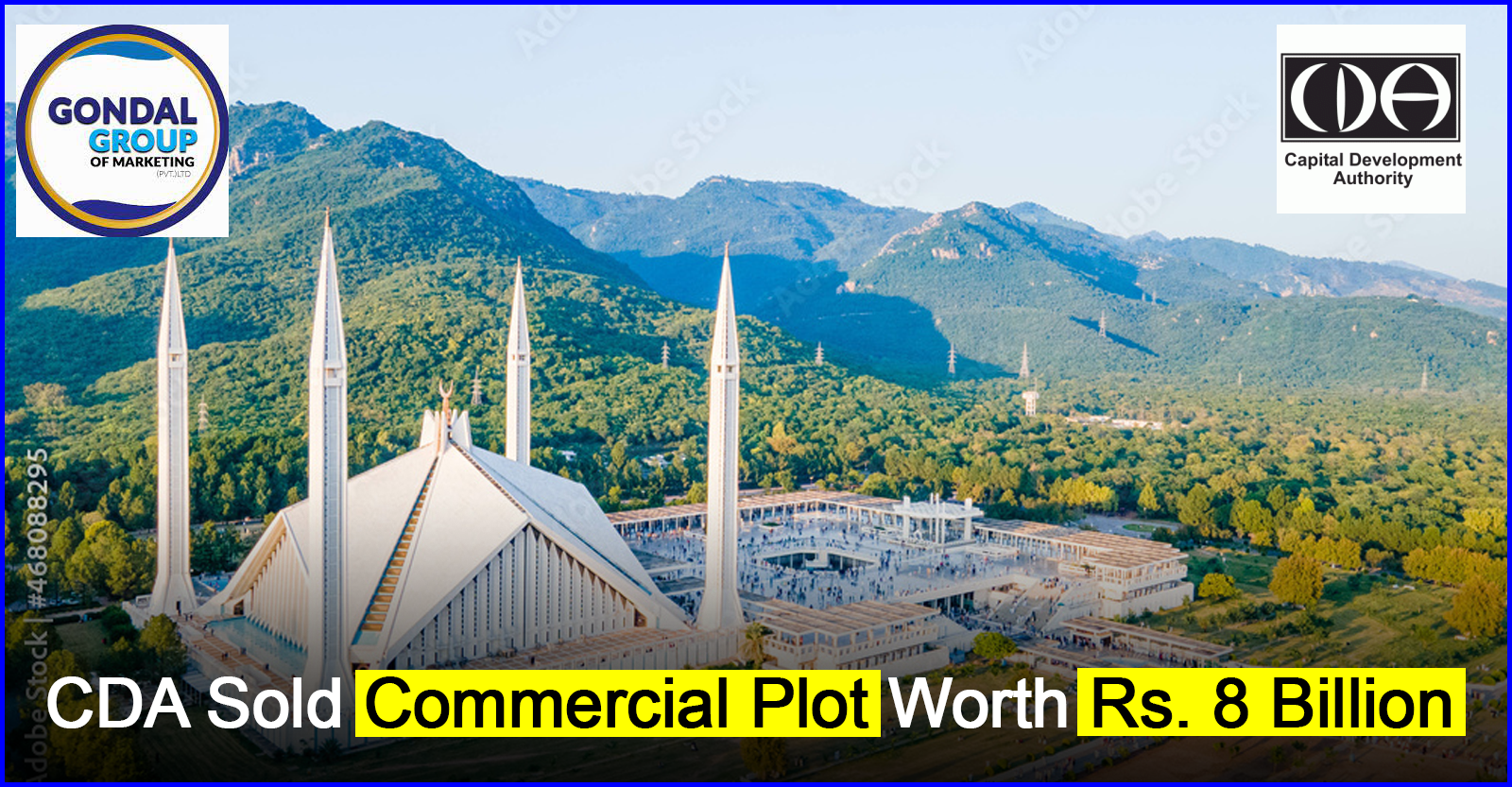 CDA commercial Plot 8 Billion||
