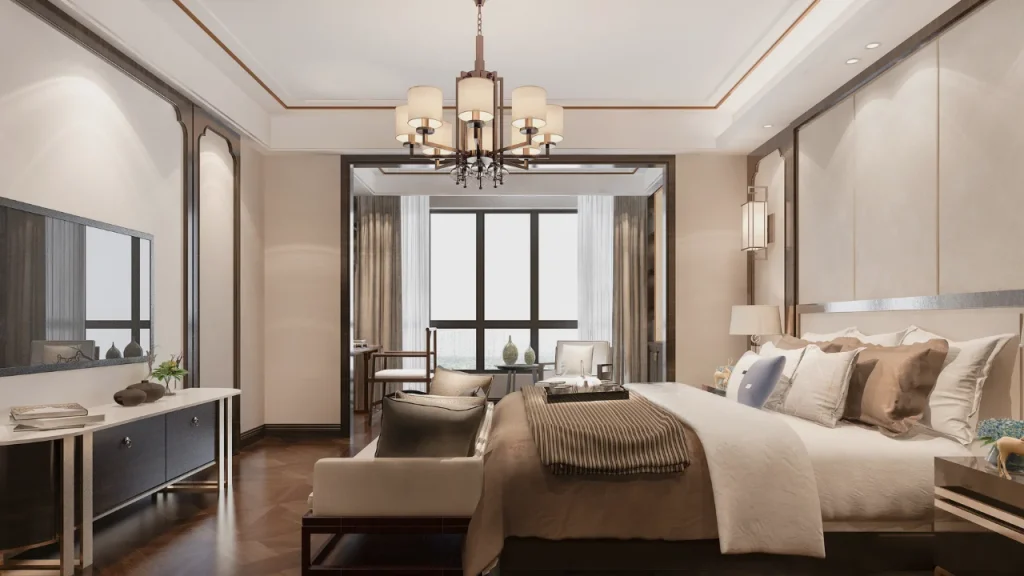 Luxury apartment interior in ZN Tower 1 Faisal Hills with modern design