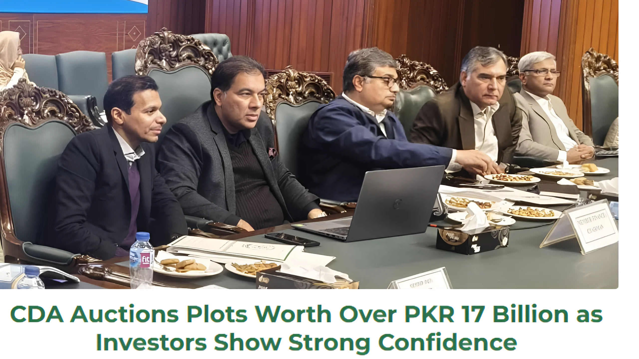 CDA Auctions Plots Worth Over PKR 17 Billion as Investors Show Strong Confidence
