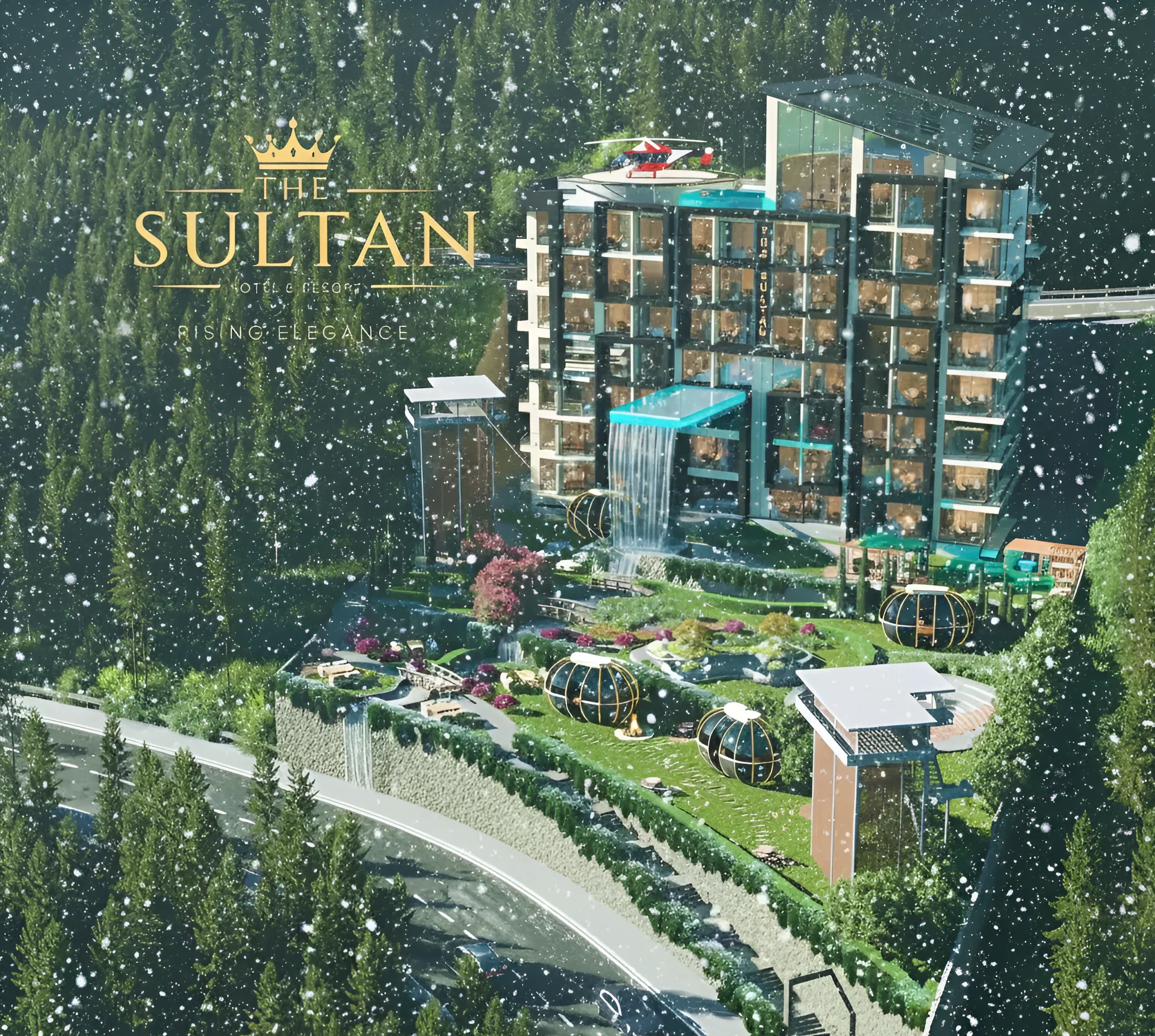 galiyat season first snowfall the sultan galiyat site - gondal group of marketing-