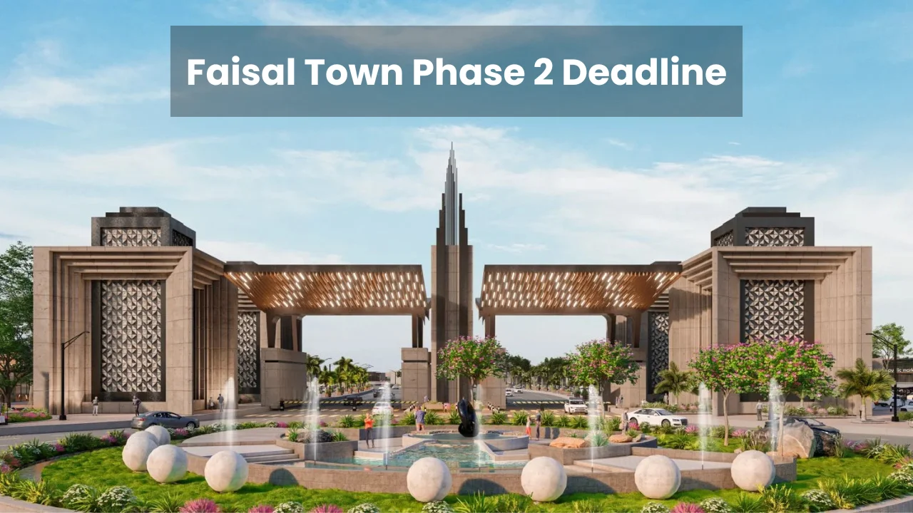 Faisal Town Phase 2 development work near Ring Road gondal group of marketing